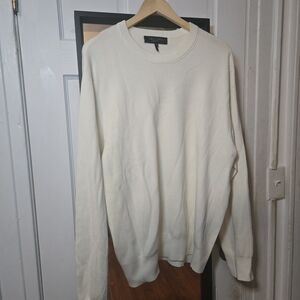 rag & bone Cream Crewneck Sweater